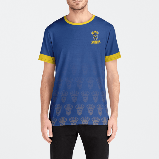 Sweden Lacrosse Athletic T-Shirt (Men's) Signature Lacrosse