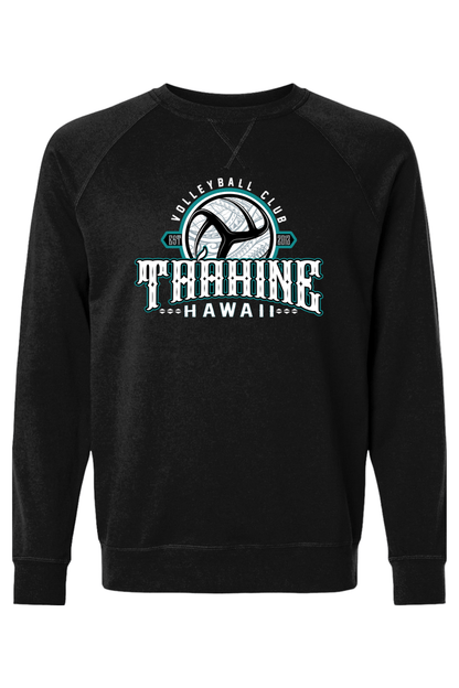 Ta'ahine Volleyball Club Adult Heavyweight Raglan Long Sleeve Signature Lacrosse