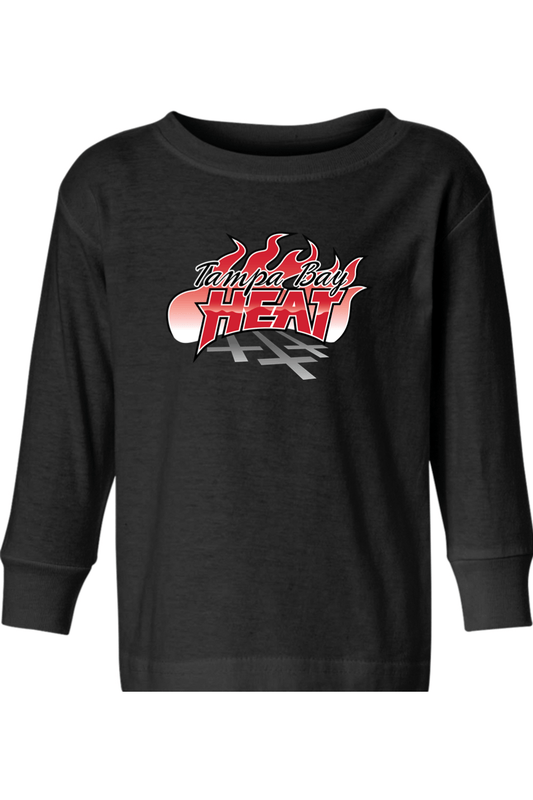 Tampa Bay Heat Toddler Long Sleeve T-Shirt Signature Lacrosse
