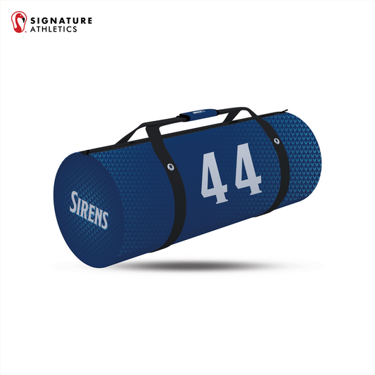 Tampa Bay Sirens Customizable Medium Equipment Duffel Bag - Custom Number Signature Lacrosse