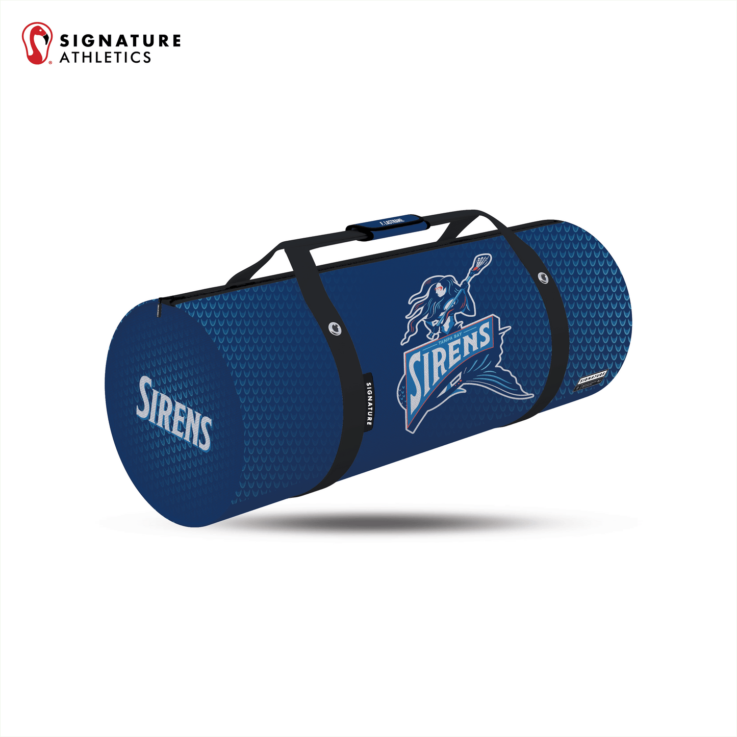 Tampa Bay Sirens Customizable Medium Equipment Duffel Bag - Custom Number Signature Lacrosse