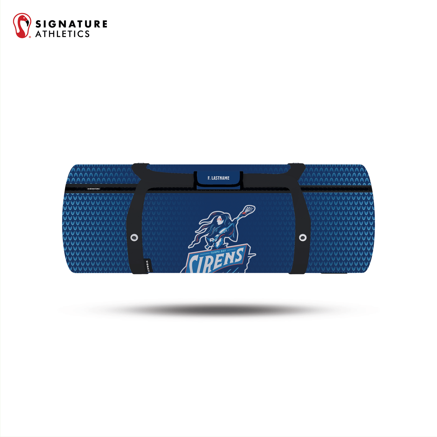 Tampa Bay Sirens Customizable Medium Equipment Duffel Bag - Custom Number Signature Lacrosse