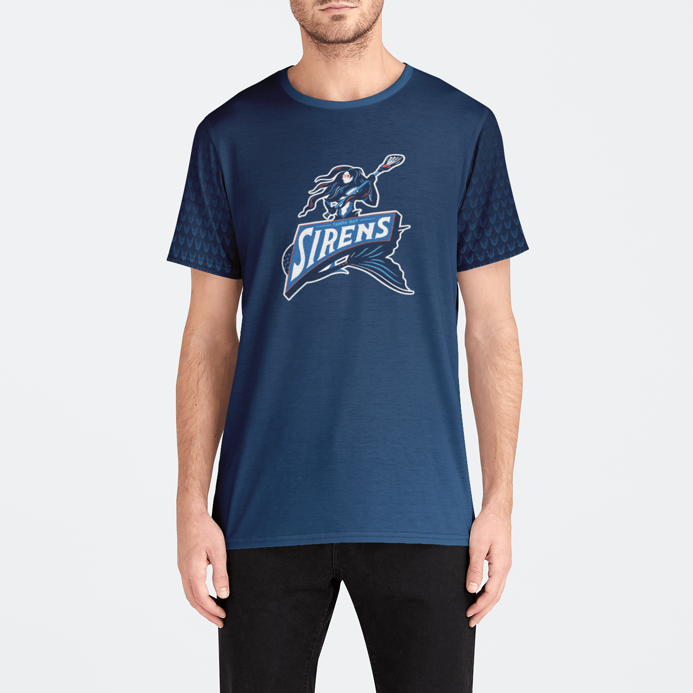 Tampa Bay Sirens LC Adult Sublimated Athletic T-Shirt (Men's) Signature Lacrosse