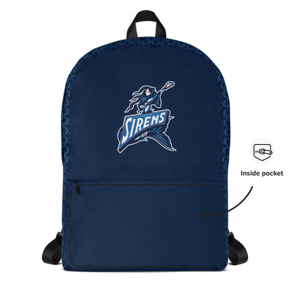 Tampa Bay Sirens LC Sublimated Travel Backpack Signature Lacrosse