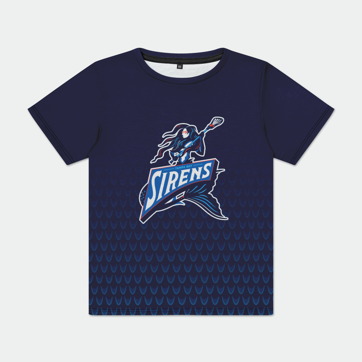 Tampa Bay Sirens LC Youth Sublimated Athletic T-Shirt Signature Lacrosse