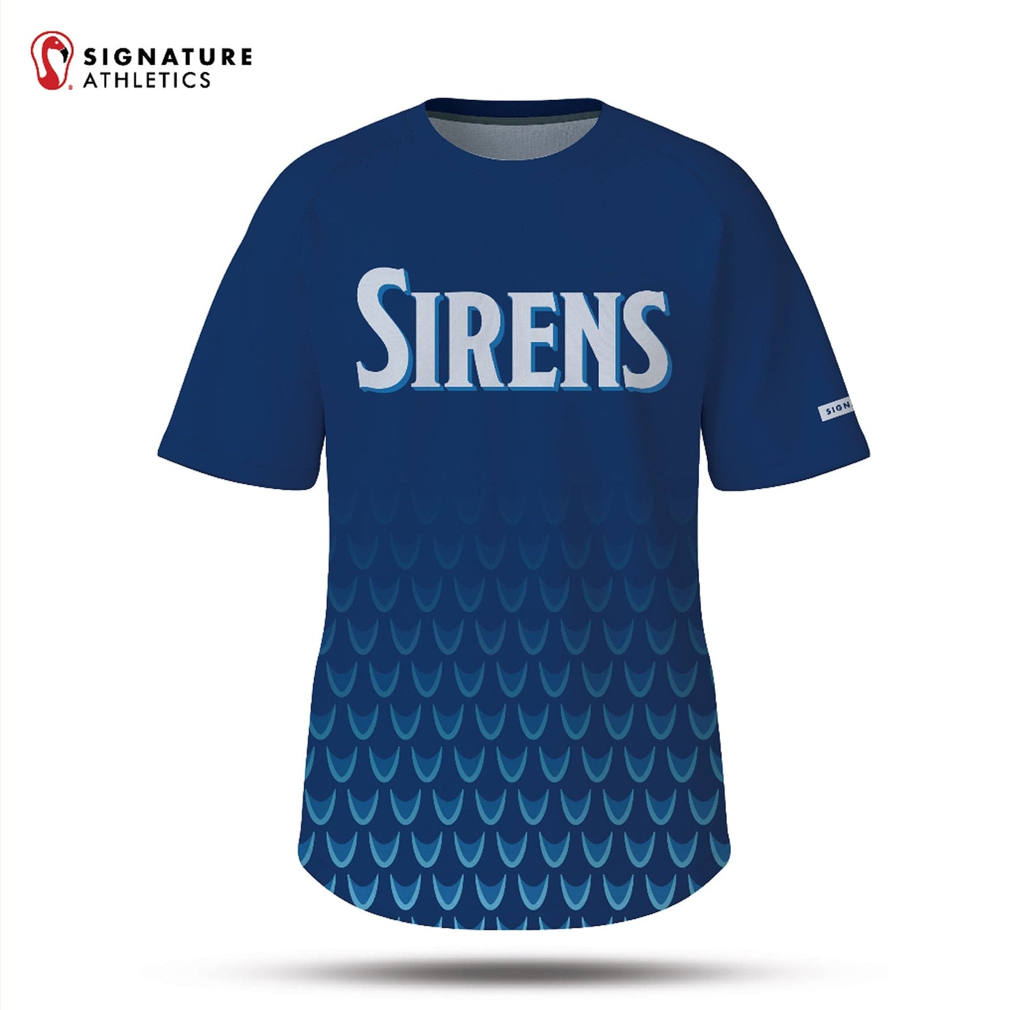 Tampa Bay Sirens Women's Dark Short Sleeve Tech Tee Signature Lacrosse