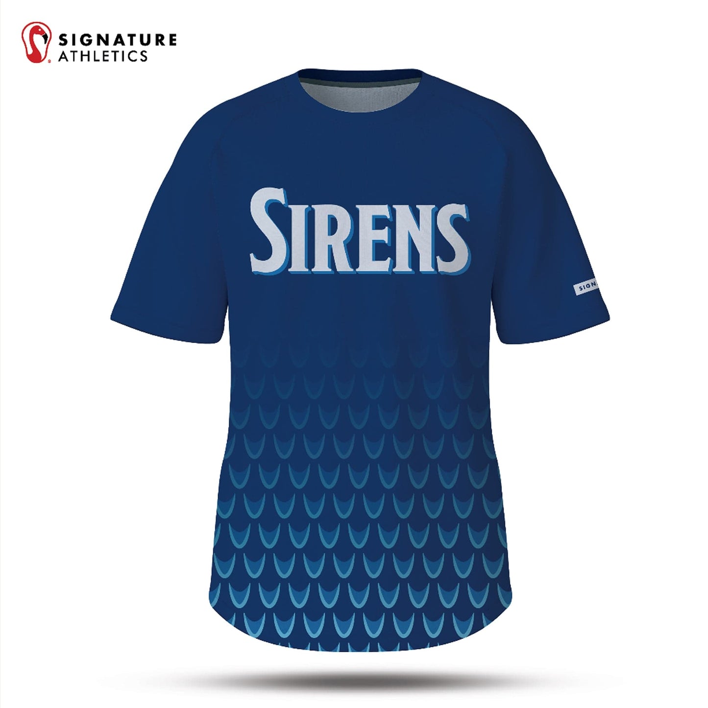 Tampa Bay Sirens Women's Dark Short Sleeve Tech Tee: Tampa Bay Signature Lacrosse