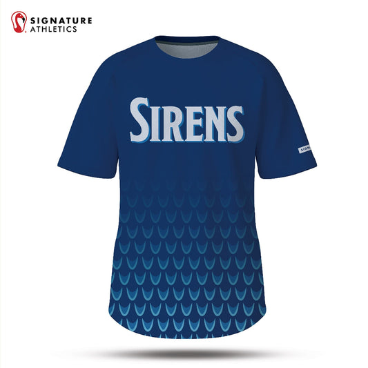 Tampa Bay Sirens Women's Dark Short Sleeve Tech Tee: Tampa Bay Signature Lacrosse