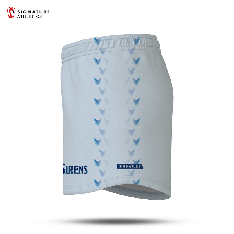 Tampa Bay Sirens Women's Light Blue Siren Game Shorts Signature Lacrosse