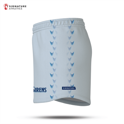 Tampa Bay Sirens Women's Light Blue Siren Game Shorts Signature Lacrosse