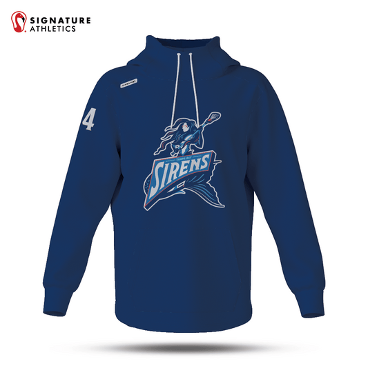Tampa Bay Sirens Women's Pro Dye Sub Scuba Hoodie: Tampa Bay Signature Lacrosse