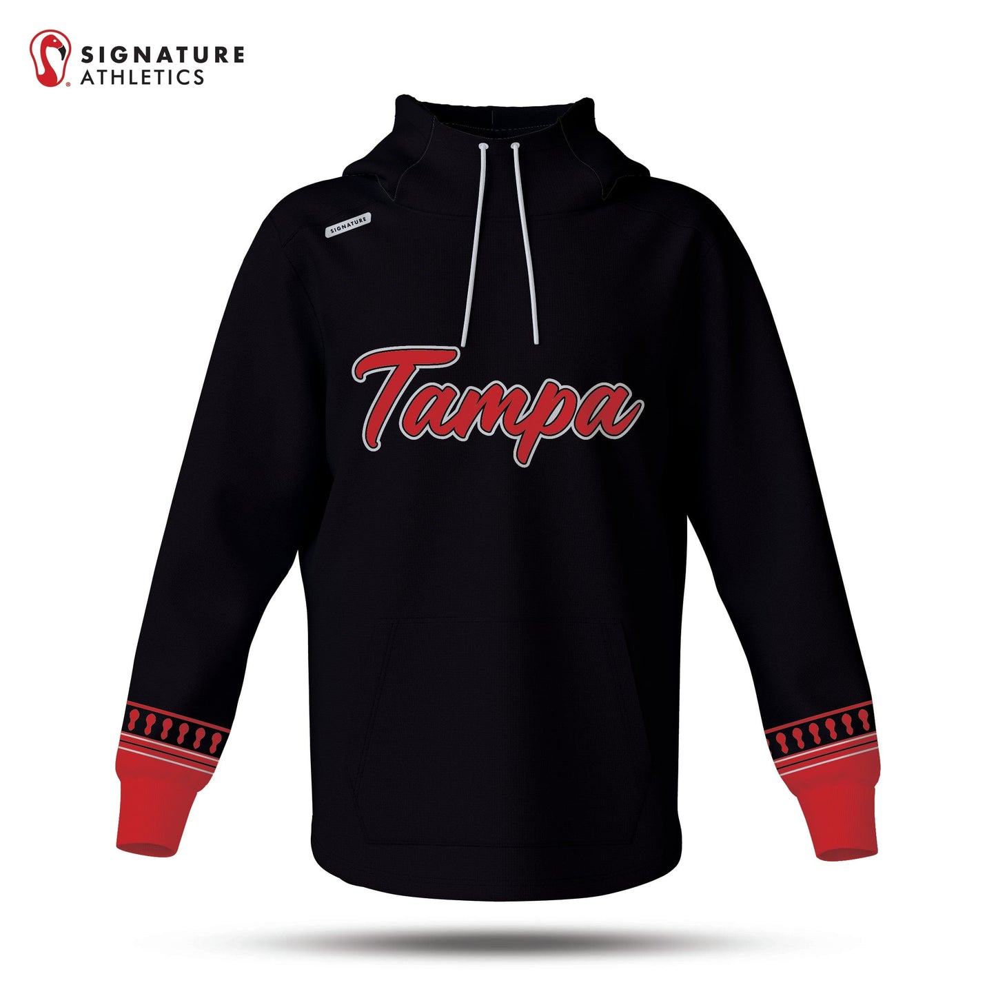 Tampa LC Men's Dye Sub Scuba Hoodie Signature Lacrosse