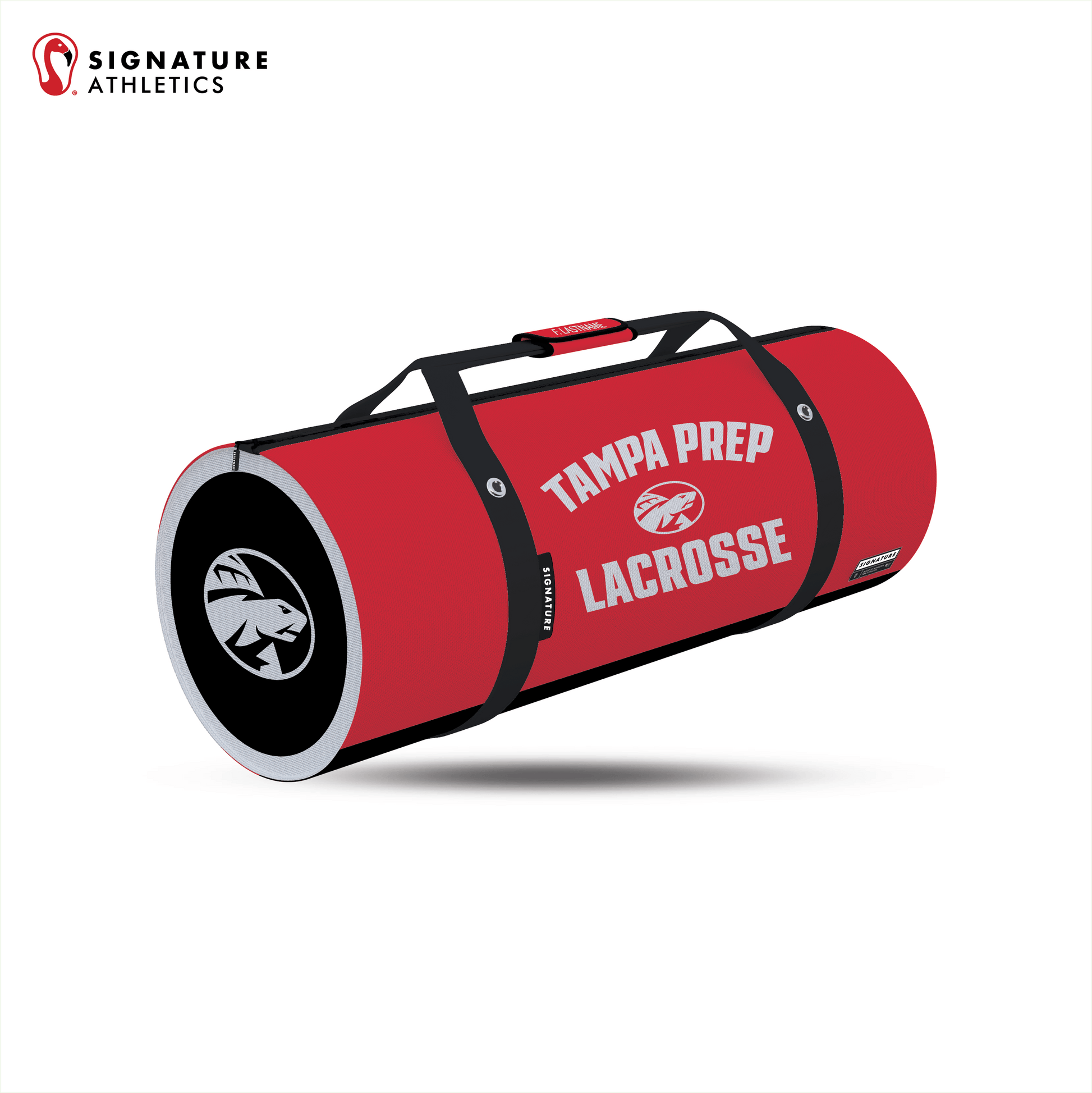 Tampa Prep Lacrosse Customizable Large Equipment Duffel Bag Signature Lacrosse
