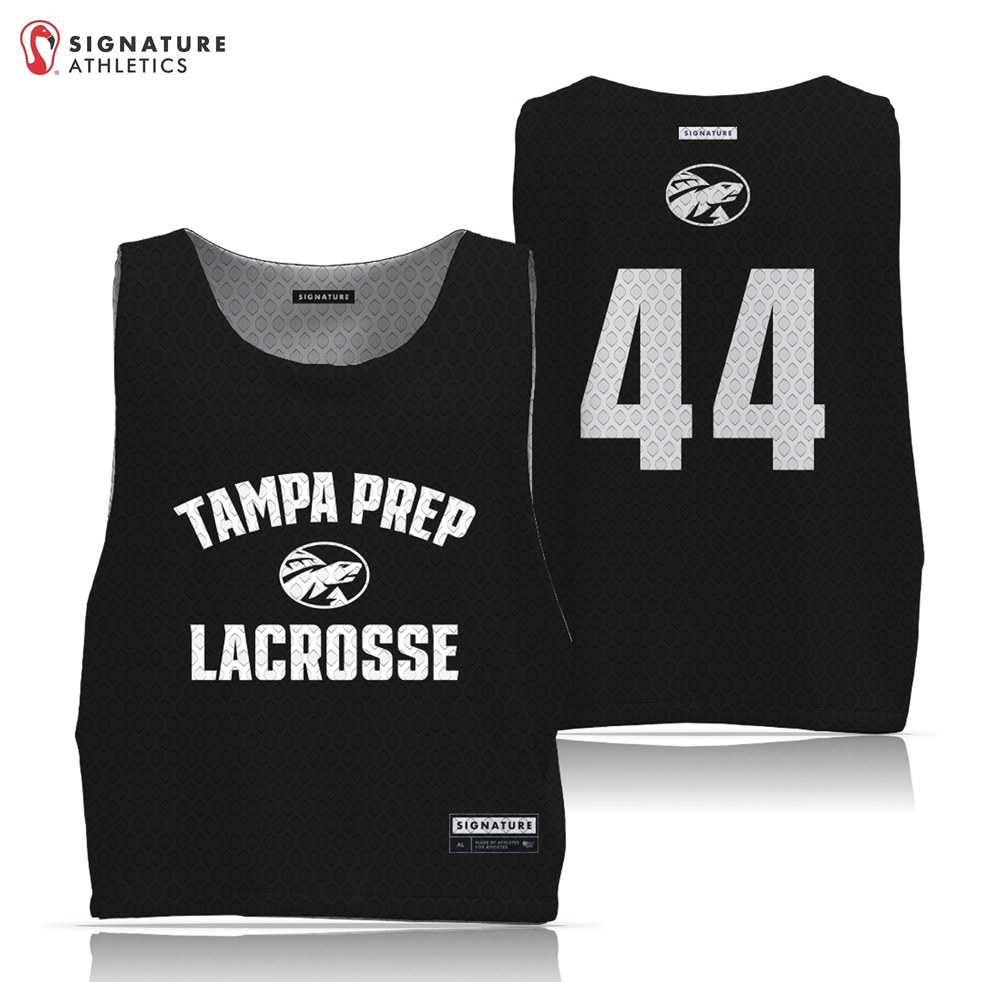 Tampa Prep Terrapins Lacrosse Men's Reversible Tournament Pinnie Signature Lacrosse