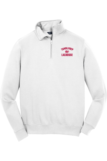 Tampa Prep Terrapins LC Adult Embroidered Quarter-Zip Pullover Signature Lacrosse