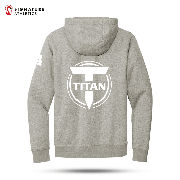 Tampa's Very Own Men's Nike Club Fleece Sleeve Swoosh Gray Pullover Hoodie Signature Lacrosse