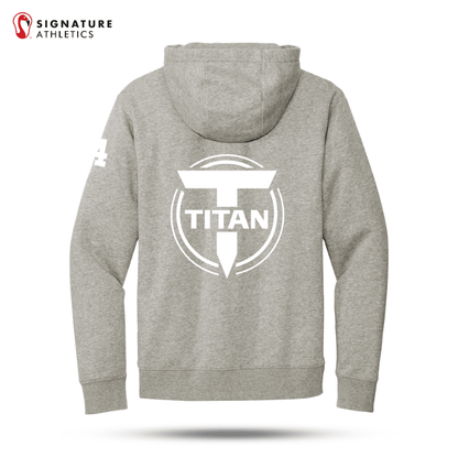 Tampa's Very Own Men's Nike Club Fleece Sleeve Swoosh Gray Pullover Hoodie Signature Lacrosse