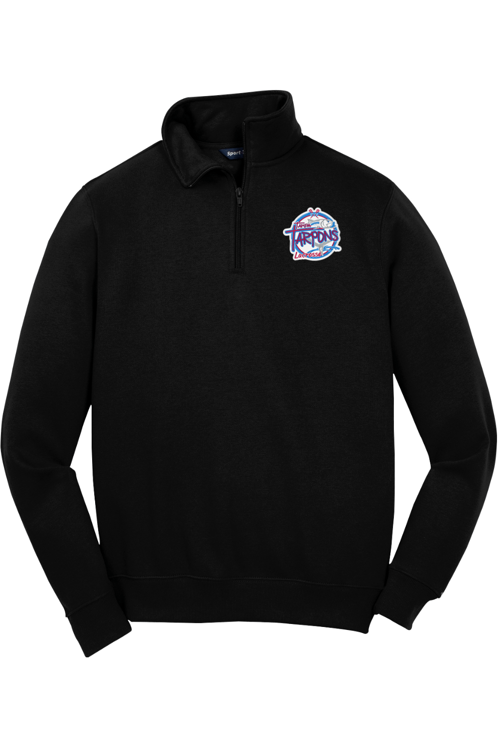 Tampa Tarpons Lacrosse Adult Embroidered Quarter-Zip Pullover Signature Lacrosse