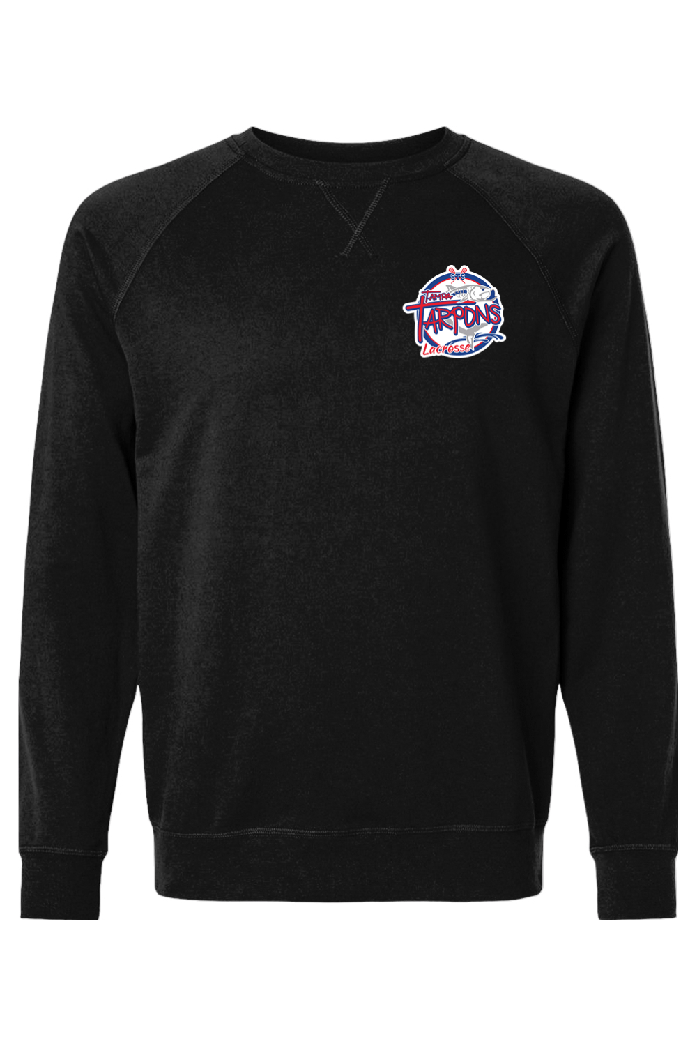 Tampa Tarpons Lacrosse Adult Heavyweight Raglan Long Sleeve Signature Lacrosse