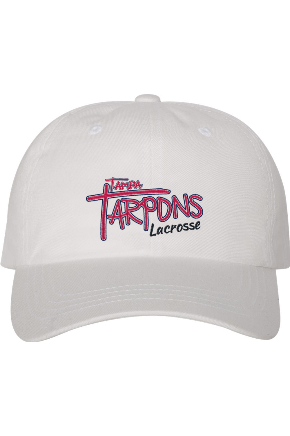 Tampa Tarpons Lacrosse Embroidered Dad Hat Signature Lacrosse