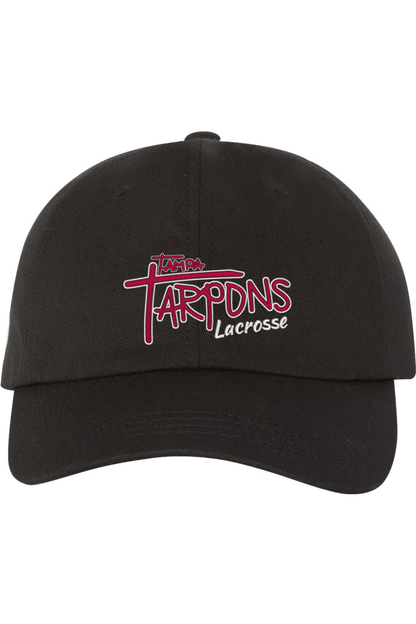 Tampa Tarpons Lacrosse Embroidered Dad Hat Signature Lacrosse