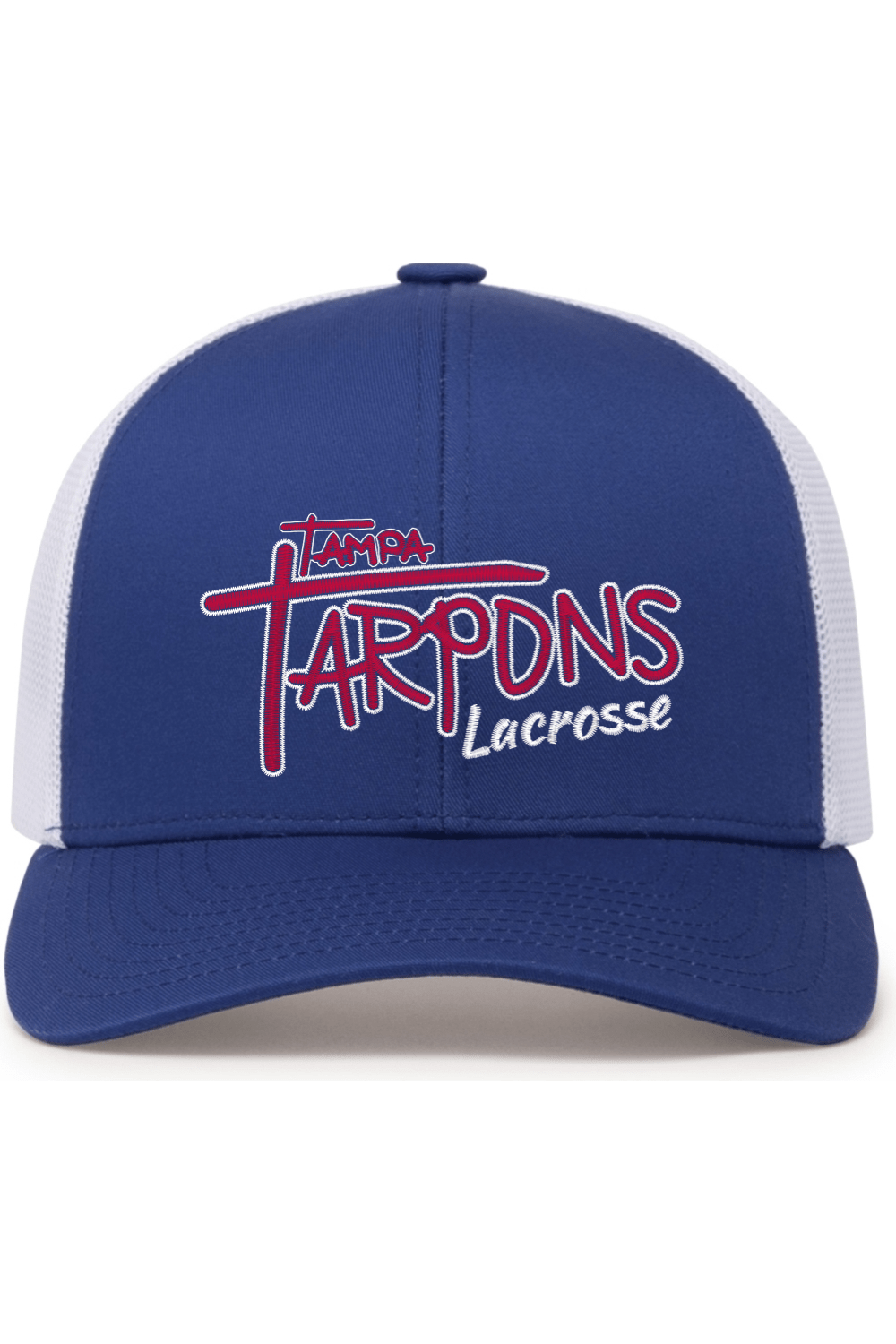 Tampa Tarpons Lacrosse Embroidered Trucker Hat Signature Lacrosse
