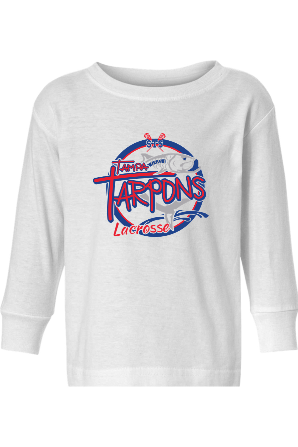 Tampa Tarpons Lacrosse Toddler Long Sleeve T-Shirt Signature Lacrosse