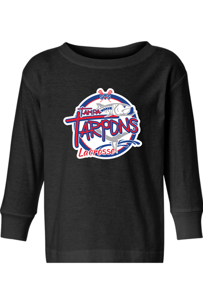 Tampa Tarpons Lacrosse Toddler Long Sleeve T-Shirt Signature Lacrosse