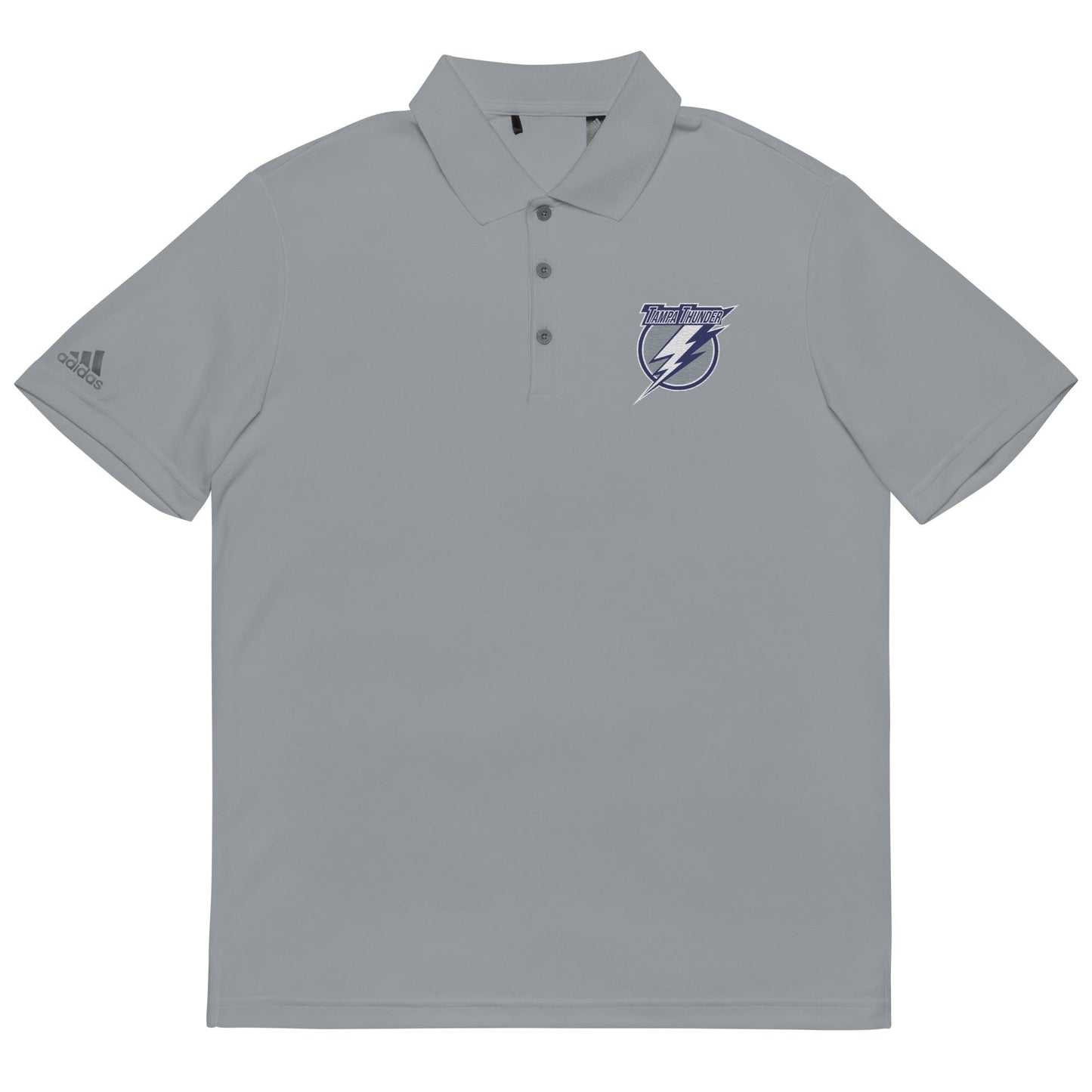 Tampa Thunder Lacrosse Adult Adidas Performance Polo Signature Lacrosse