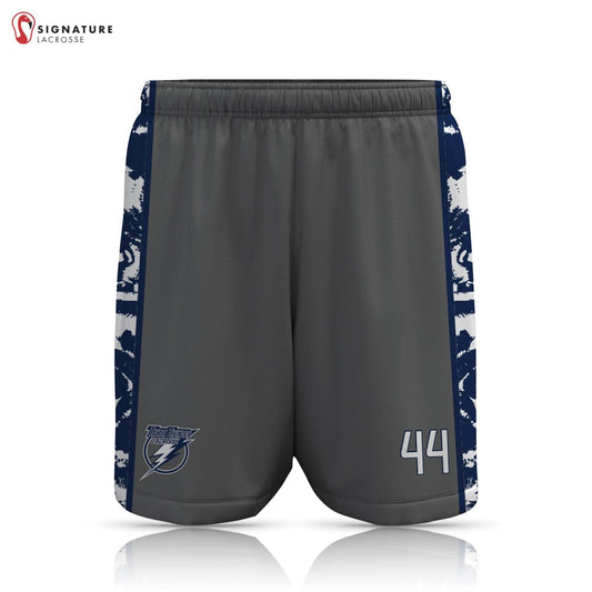 Tampa Thunder Lacrosse Men's Player Game Short Gray: Gray Signature Lacrosse