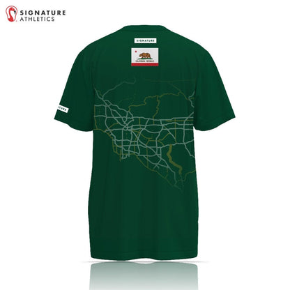 Team 241 Lacrosse  Men's Player Short Sleeve Tech Tee - Green: Team 241 Lacrosse Signature Lacrosse