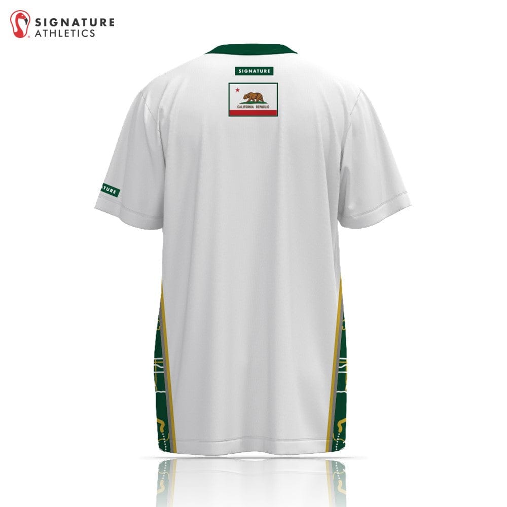 Team 241 Lacrosse  Men's Player Short Sleeve Tech Tee - White Signature Lacrosse