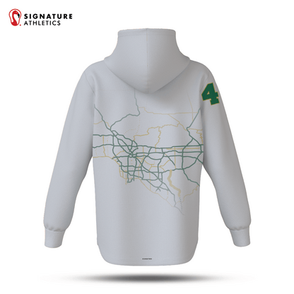 Team 241 Lacrosse  Men's Pro Dye Sub Scuba Hoodie Custom Number  Alternate Signature Lacrosse