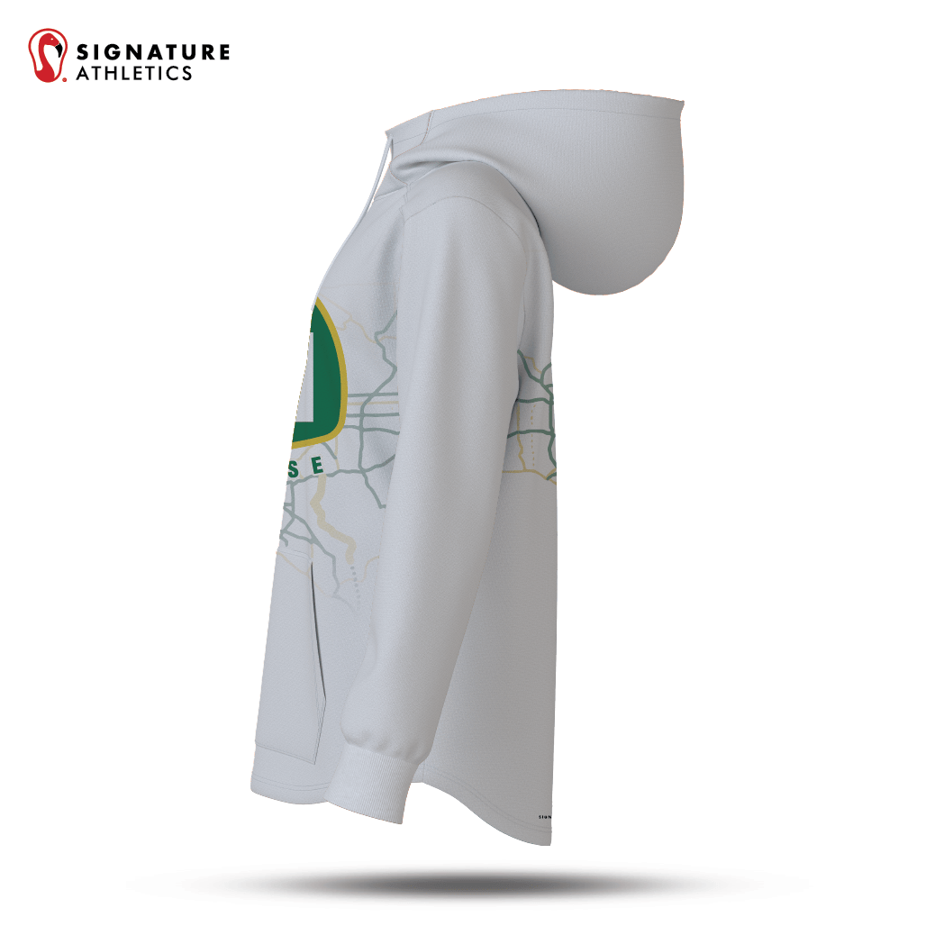 Team 241 Lacrosse  Men's Pro Dye Sub Scuba Hoodie Custom Number  Alternate Signature Lacrosse