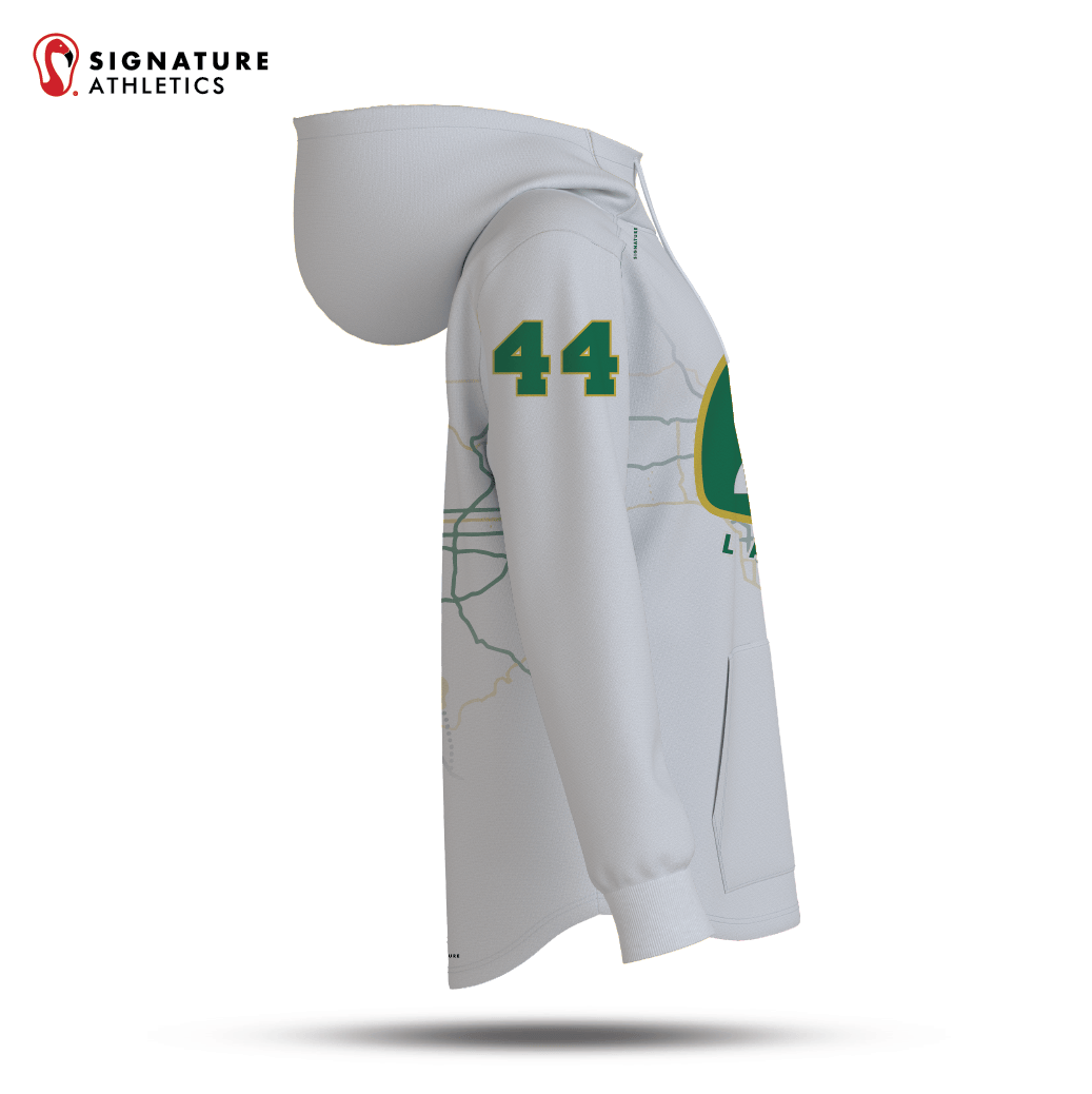 Team 241 Lacrosse  Men's Pro Dye Sub Scuba Hoodie Custom Number  Alternate Signature Lacrosse