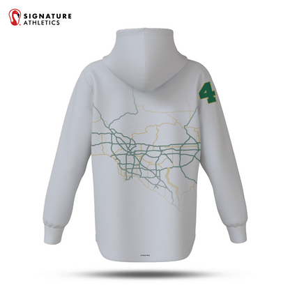 Team 241 Lacrosse  Men's Pro Dye Sub Scuba Hoodie Custom Number  Alternate: Team 241 Lacrosse Signature Lacrosse