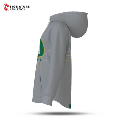 Team 241 Lacrosse  Men's Pro Dye Sub Scuba Hoodie Custom Number  Light Signature Lacrosse