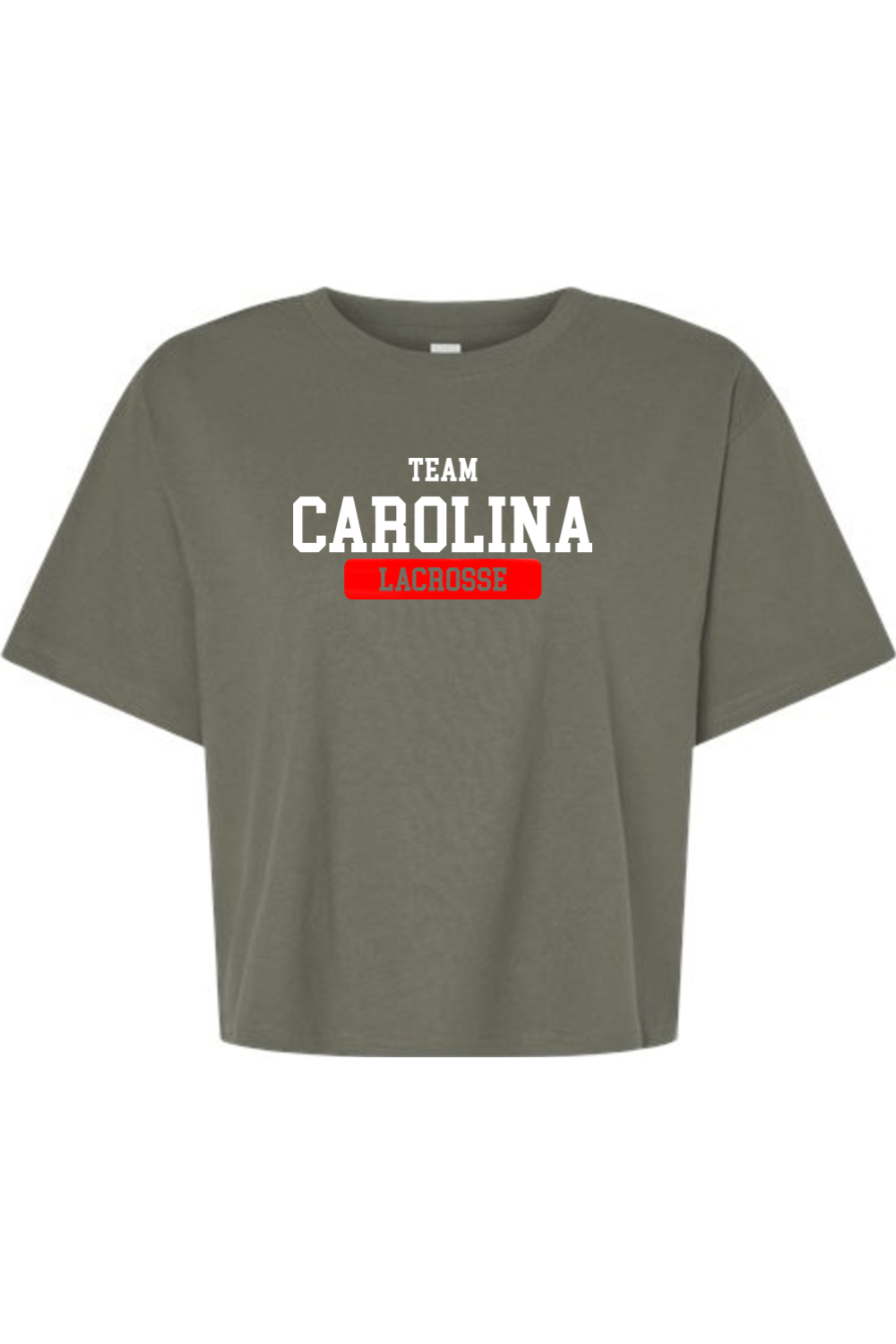 Team Carolina American Apparel Women's Fine Jersey Boxy Tee Signature Lacrosse