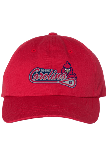 Team Carolina LC Embroidered Dad Hat Signature Lacrosse