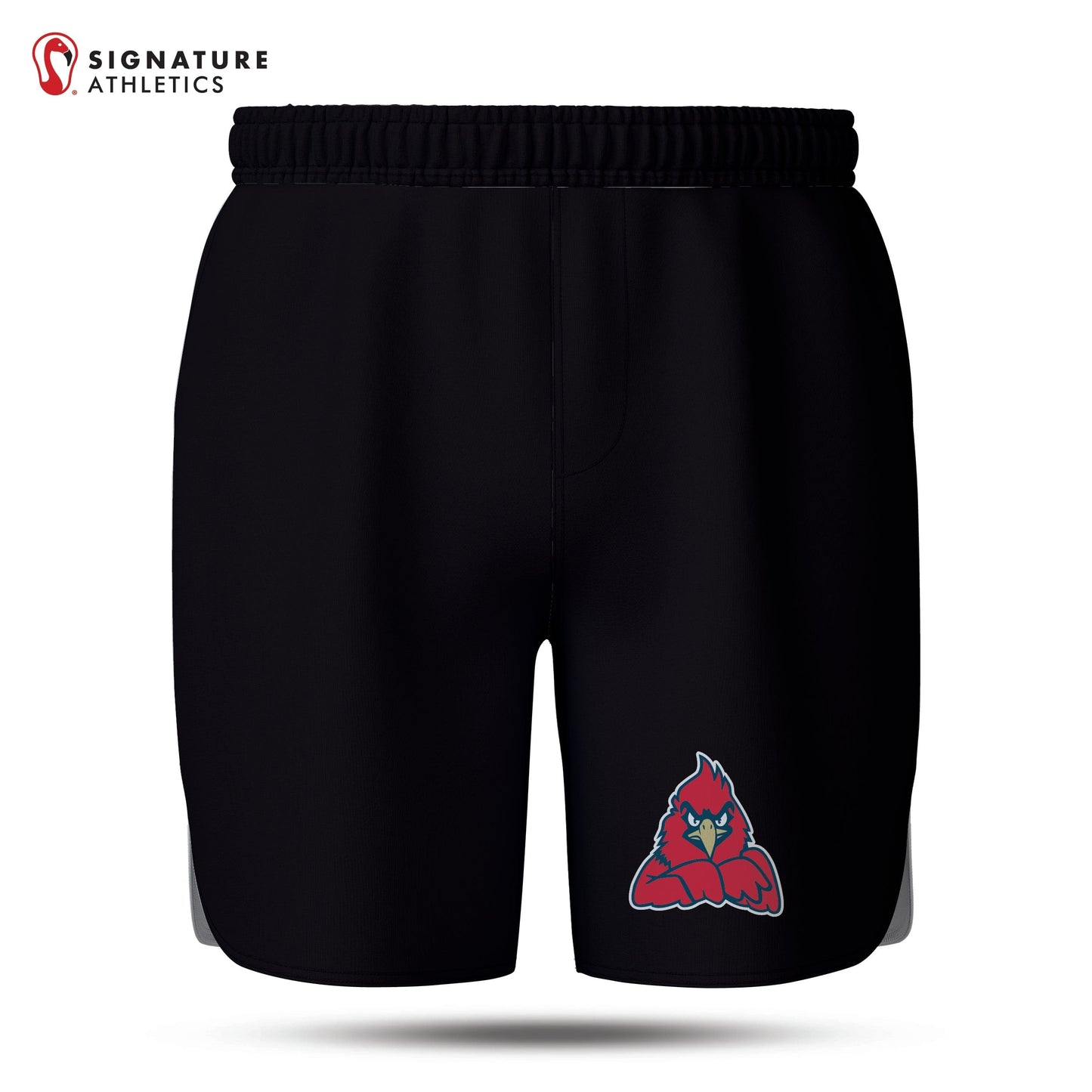 Team Carolina Men's Black Pro Game Shorts Signature Lacrosse