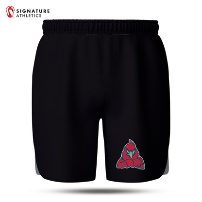 Team Carolina Men's Black Pro Game Shorts Signature Lacrosse