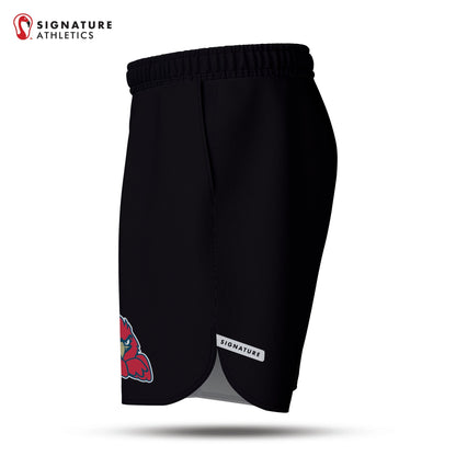Team Carolina Men's Black Pro Game Shorts Signature Lacrosse