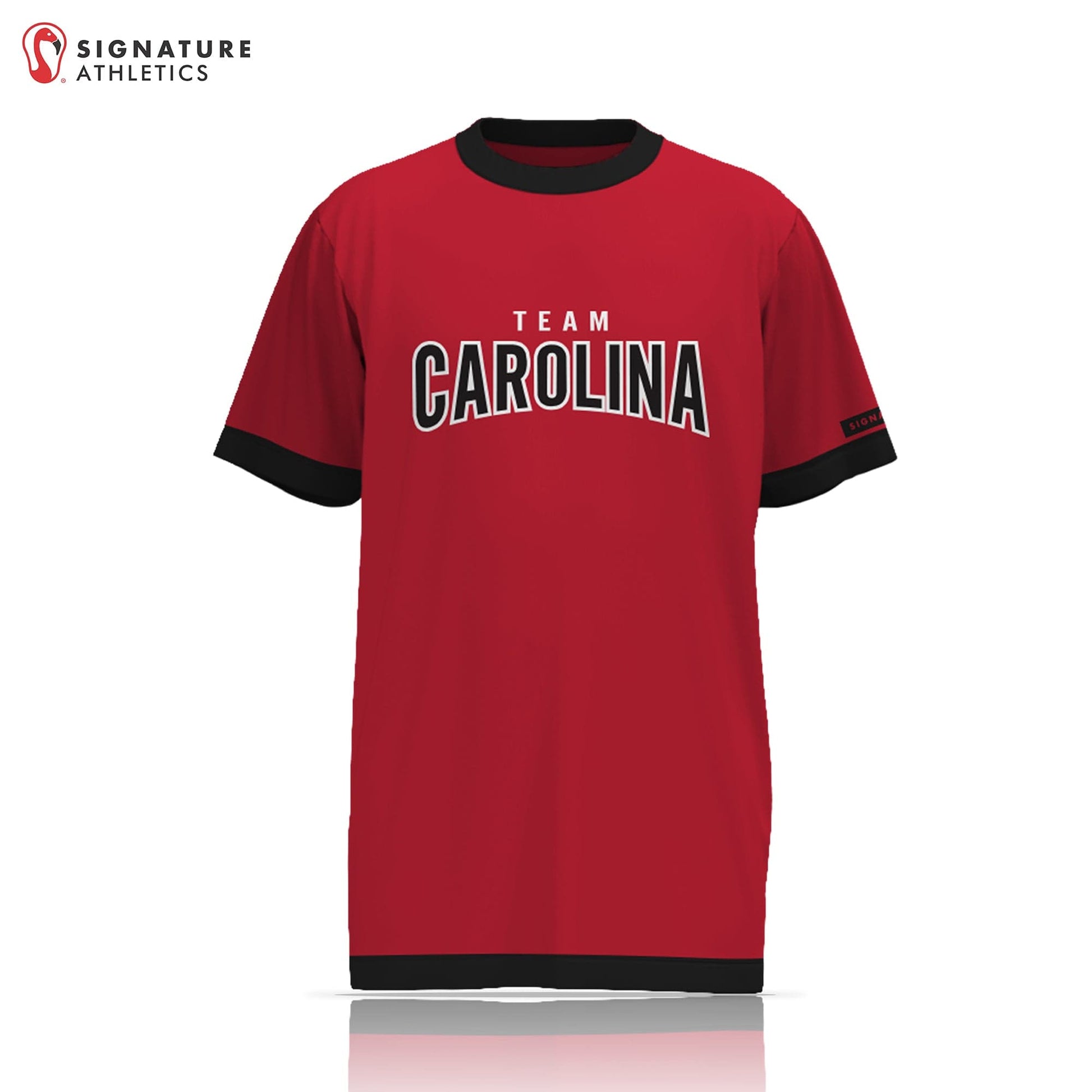 Team Carolina Men's Player Short Sleeve Tech Tee: Team Carolina Signature Lacrosse