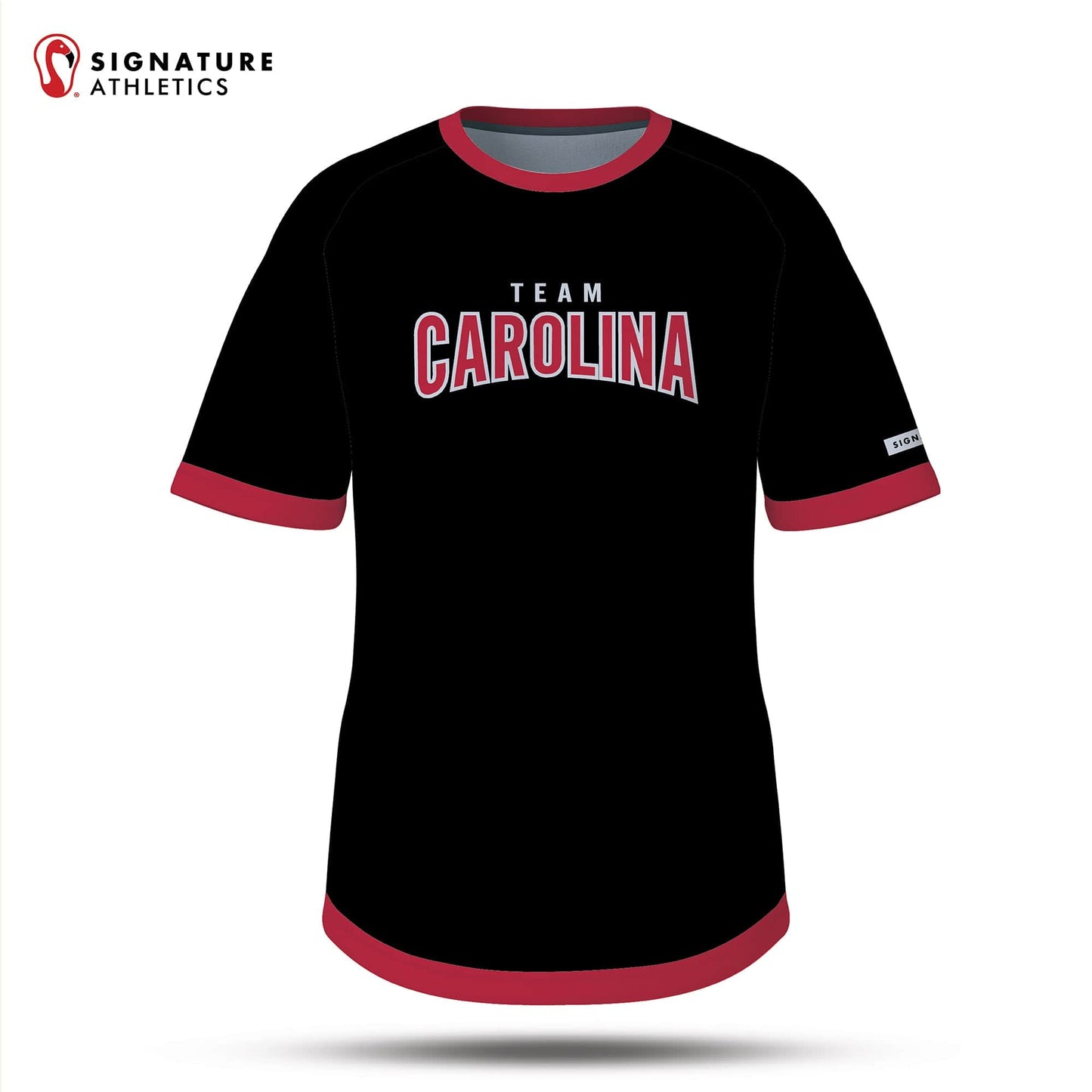 Team Carolina Men's Pro Short Sleeve Tech Tee: Team Carolina Signature Lacrosse