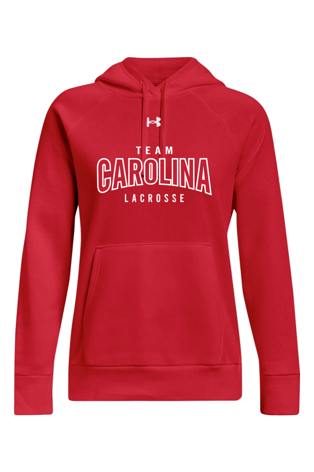 Team Carolina Under Armour Ladies' Rival Fleece Hooded Sweatshirt Signature Lacrosse