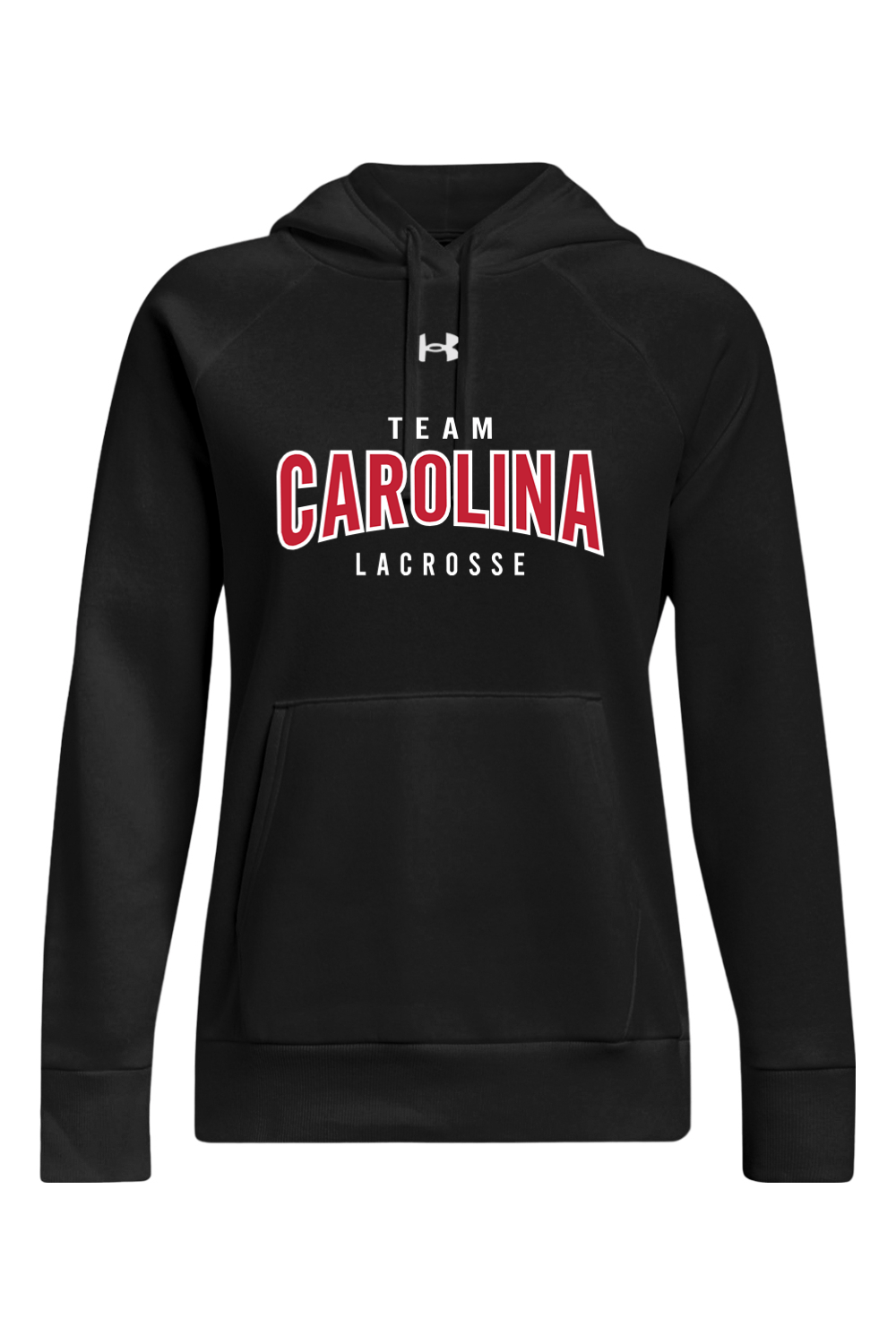 Team Carolina Under Armour Ladies' Rival Fleece Hooded Sweatshirt Signature Lacrosse