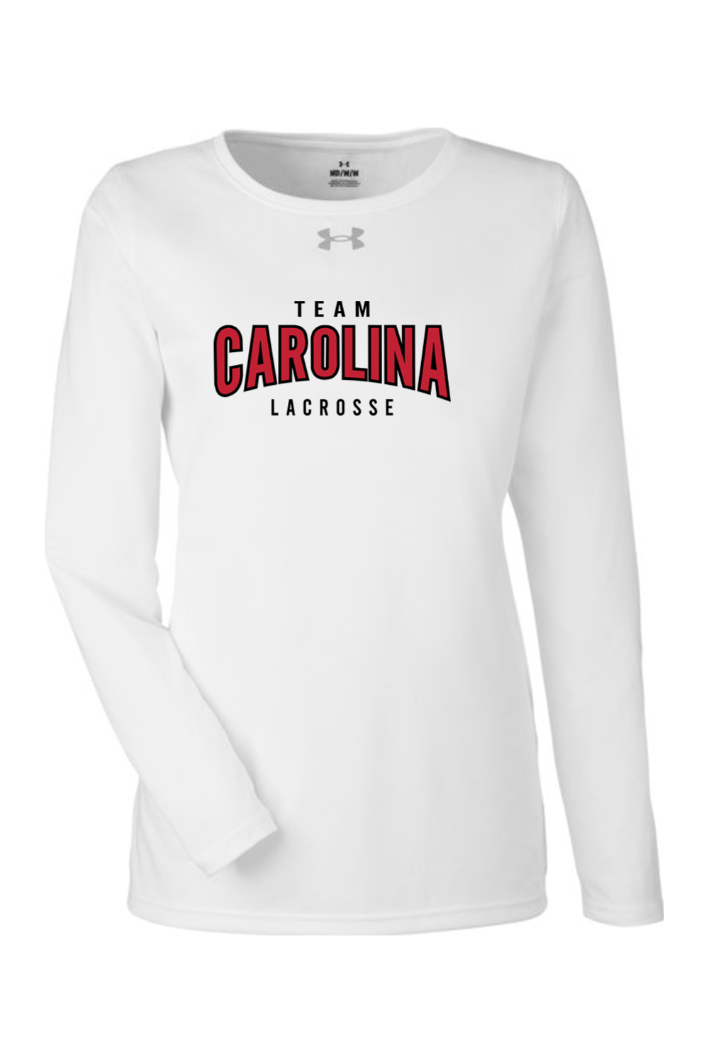 Team Carolina Under Armour Ladies' Team Tech Long-Sleeve T-Shirt Signature Lacrosse