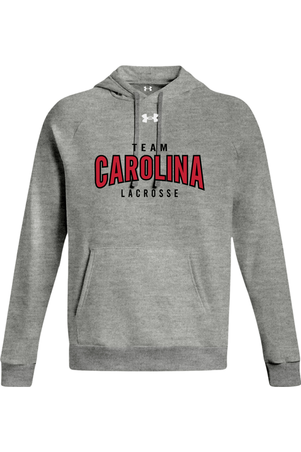 Team Carolina Under Armour Men's Rival Fleece Hooded Sweatshirt Signature Lacrosse