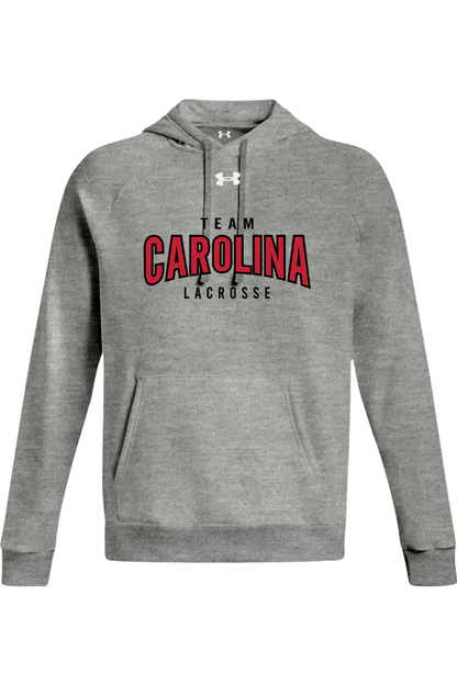 Team Carolina Under Armour Men's Rival Fleece Hooded Sweatshirt Signature Lacrosse
