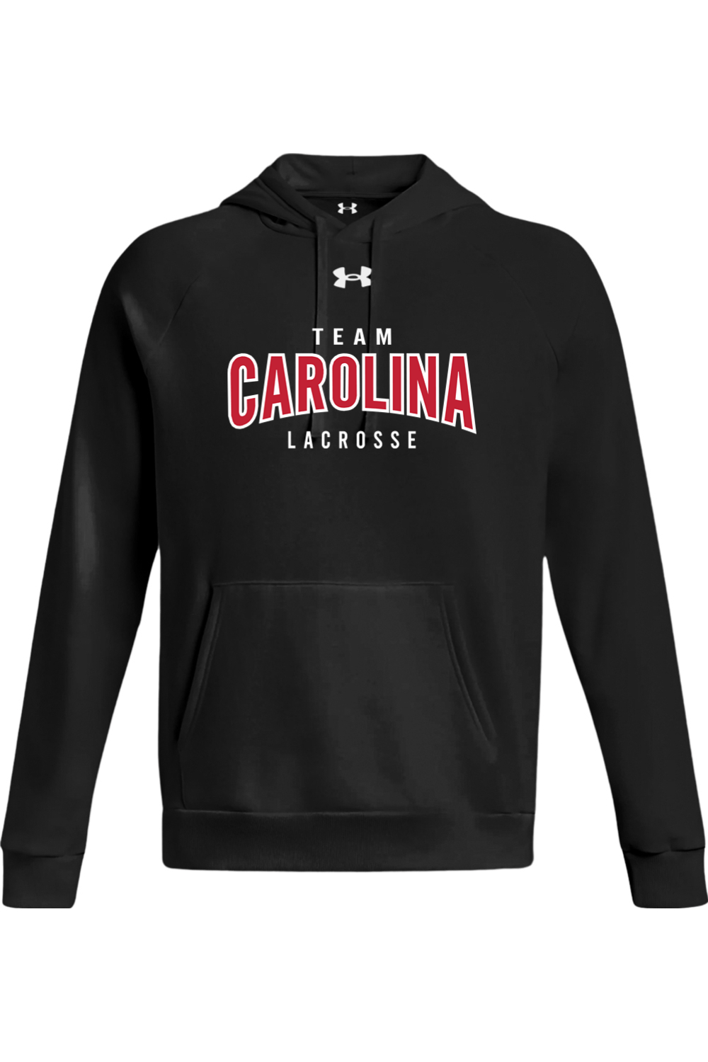 Team Carolina Under Armour Men's Rival Fleece Hooded Sweatshirt Signature Lacrosse